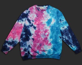 تصویر دورس تای دای ( شیبوری ) ابر و بادی Tie Dye Sweatshirt