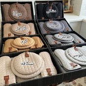 تصویر ست دم کنی ۱۱ پارچه وافل WS 