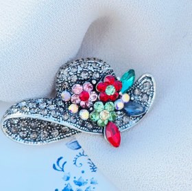 تصویر گلسینه کلاه سیاه قلم ۲رنگ 