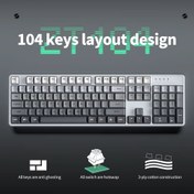 تصویر کیبورد ZIFRIEND مدل ZT104 