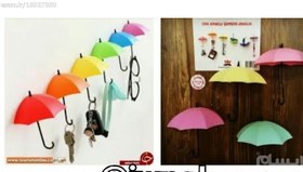 تصویر جاکلیدی دیواری فانتزی طرح چتر 