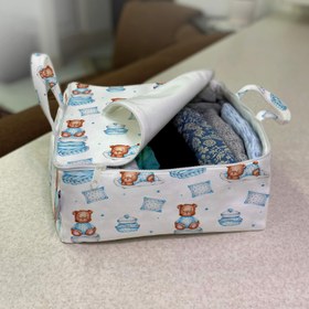 تصویر نظم دهنده و بقچه پارچه ای کودک سرو دوخت، کد: BO-104 