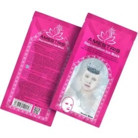 تصویر ماسک صورت ورقه‌ای آیس دابل مدل Rejuvenation آمستریس Ice Double Amestris sheet face mask Rejuvenation model