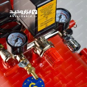 تصویر کمپرسور 50 لیتری استریم روغنی سیم پیچ مسی چرخ دار “اصل”مدل S50L-2800RPM 