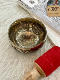 تصویر کاسه تبتی دستساز سایز 10 singing bowl