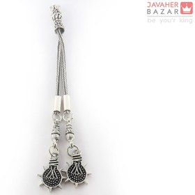 تصویر کرکوش نقره دو رشته ای کد 57605 