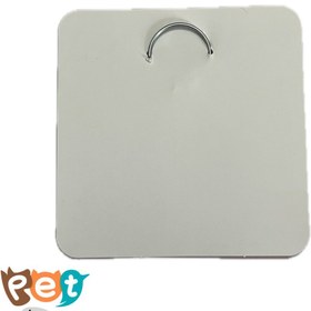 تصویر پلاک فلزی سگو گربه طرح ماهی 685 