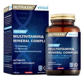 تصویر مولتی ویتامین مردان نوتراکسین – Nutraxin Multivitamin Men | محصول آلمان | 60 تبلت 