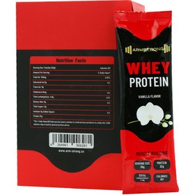 تصویر پودر وی پروتئین آرمسترانگ طعم Armstrong Whey Sachet