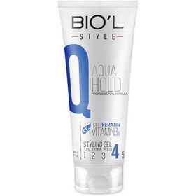 تصویر ژل حالت دهنده مو بیول مدل Aqua Hold حجم 200ml Biol Aqua Hold hair gel 200ml