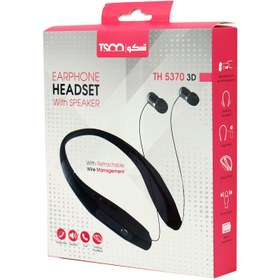 تصویر هندزفری گردنی تسکو مدل  TH5370 3D TSCO TH5370 3D Neckband Handsfree