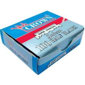 تصویر تیغ یدک کرون مدل Saloon بسته 100 عددی 