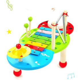 تصویر بلز و درام چوبی 