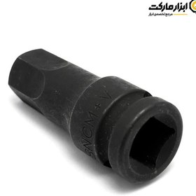 تصویر آلن بکسی 1/2 اینچ تاپ تول فشار قوی کوتاه 6 گوش مدل KADH16 