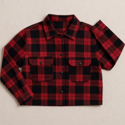 تصویر شکت پشمی چارخونه زنانه - چارخونه 