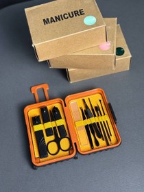 تصویر ست مانیکور سبز کمرنگ 