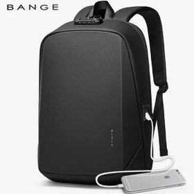 تصویر کوله لپ تاپ ضدآب و ضدسرقت بنج مدل BG-7251 BANGE BG 7251 Mens Laptop Bag Large Capacity Waterproof