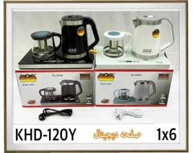 تصویر چای ساز صفحه دیجیتالی رمانتیک هوم مدل KHD_120Y TEA MAKER ROMANTIC HOME MODEL : KHD_120Y