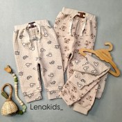 تصویر شلوار پنبه ای گرم نوزادی مناسب پاییز و زمستان - سایز 