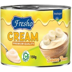 تصویر خامه فریشو با طعم موز 150 گرمی Fresho Cream Banana Flavor 