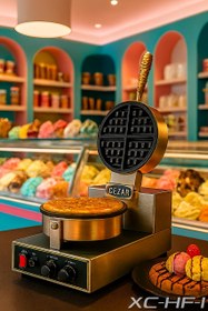 تصویر وافل‌ساز صنعتی گرد سزار (CEZAR) 