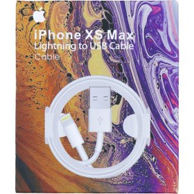 تصویر کابل شارژ آیفون کابل شارژ یو اس بی به لایتنینگ کابل شارژ ایفون XS MAX کابل شارژ ایفون xs max | 