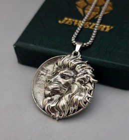 تصویر گردنبند رخ شیر 