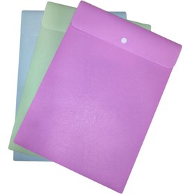 تصویر پوشه دکمه دار افقی در 8 رنگ درجه یک 