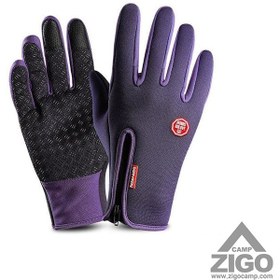 تصویر دستکش وینداستاپر HKXY مدل L208 با تاچ سر انگشتان 