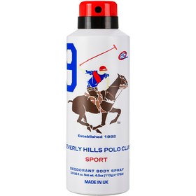 تصویر اسپری دئودورانت زنانه نامبر ناین 150 میل پولو Beverly Hills Polo Club Deodorant Body Spray Number 9 For