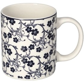 تصویر ماگ سرامیکی دنی هوم گل ابی 