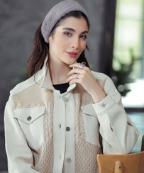 تصویر هدبند روسی وارداتی درجه یک بدون پرزدهی(دارای طلق داخل هدبند جهت ایستایی عالی)کد 2025 - طوسی تیره 