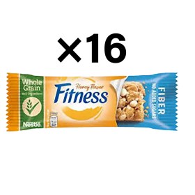 تصویر پروتئین بار رژیمی فیتنس با طعم عسل با فیبر بیشتر باکس 16 عددی fitness nestle fitness nestle