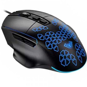 تصویر ماوس مخصوص بازی آئولا مدل WIND F812 gaming mouse aula F812