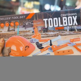 تصویر ست ابزار باطری خور با عینک 119 Deluxe tool set