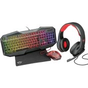 تصویر باندل گیمینگ تراست Trust Combo Gaming GXT 788 RW 4 in 1 