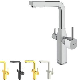 تصویر شیر ظرفشویی دو منظوره شودر مدل یونیک پلاس ا Uniqe Plus-Dual Flow Sink Uniqe Plus-Dual Flow Sink