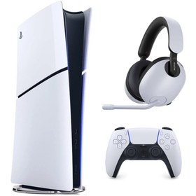 تصویر کنسول بازی سونی PS5 Slim Digital | به همراه هدست Playstation 5 Slim Digital + Headset