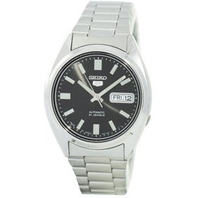 تصویر ساعت مچی مردانه با صفحه اتوماتیک مشکی سری 5 SEIKO SNXS79J1 SEIKO Series 5 Automatic Black Dial Men's Watch SNXS79J1