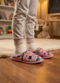 تصویر دمپایی دخترانه و بچگانه گندول در زمستان راحت دختران Gezer 