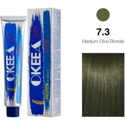 تصویر رنگ مو شماره 7.3 Medium Olive Blonde - ۱۰۰ میل 