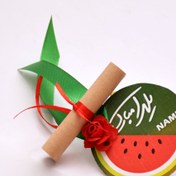 تصویر گیفت فال حافظ طرح هندوانه 