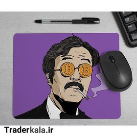 تصویر ماوس پد طرح بیت کوین کد MP1039 