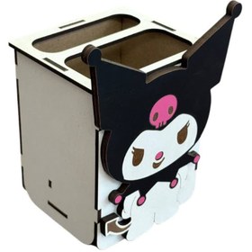 تصویر جامدادی چوبی طرح کرومی 