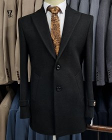 تصویر نیم پالتو مشکی 