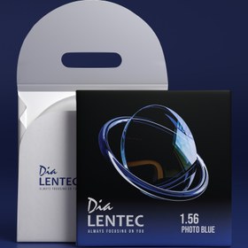 تصویر عدسی طبی فتوکرومیک بلوکنترل 1.56 لنتک گروه نمره 2/4 - 4/4 LENTEC 1.56 PHOTO BLUE CONTROL