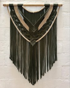 تصویر دیوارکوب مکرومه 