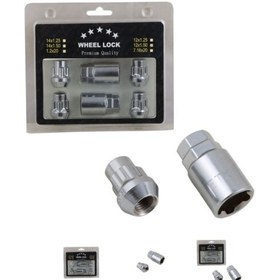 تصویر قفل رینگ بامهره 1.5-14 (واشردار) برای آچار چرخ 19 و 21 خارجی 