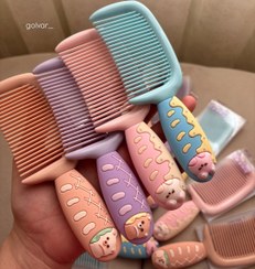 تصویر شونه فانتزی پینترستی - گلبهی 