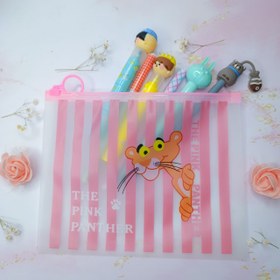 تصویر زیپ کیپ پلنگ صورتی 